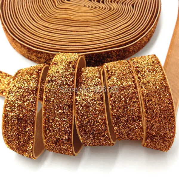 5/8" Antique Gold Glitter Elastic Stretch Glitter Elastic Ribbon Fold Over Elastic for DIY Headwear Hair Accessories 5Y/lot
5/8" Antique Gold Glitter Elastic Stretch Glitter Elastic Ribbon Fold Over Elastic for DIY Headwear Hair Accessories 5Y/lot
