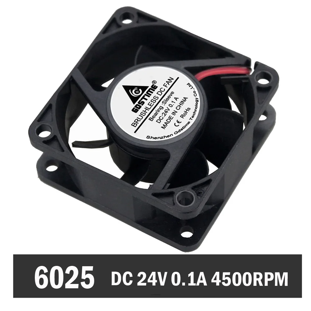 100PCS Gdstime DC 24V 2Pin 6025 60mmx25mm 60mm PC Computer Case Cooling Cooler Fan Fans
100PCS Gdstime DC 24V 2Pin 6025 60mmx25mm 60mm PC Computer Case Cooling Cooler Fan Fans