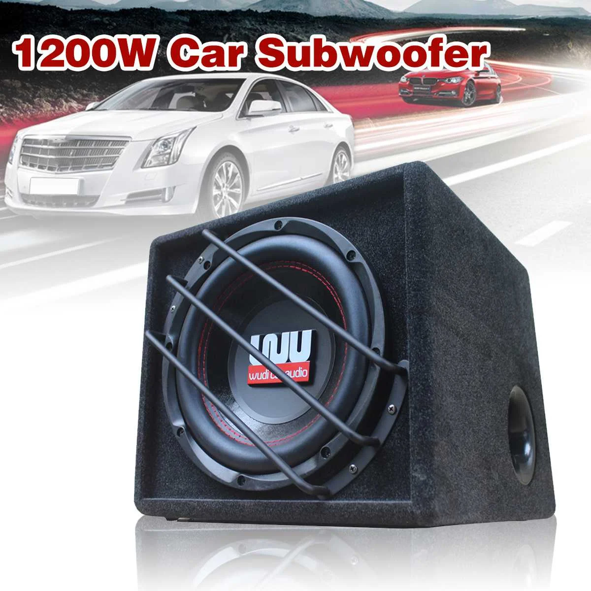 1200w саб Вуфер Мощный сабвуфер 10 дюймов Автомобильный Динамик Авто супер Bass