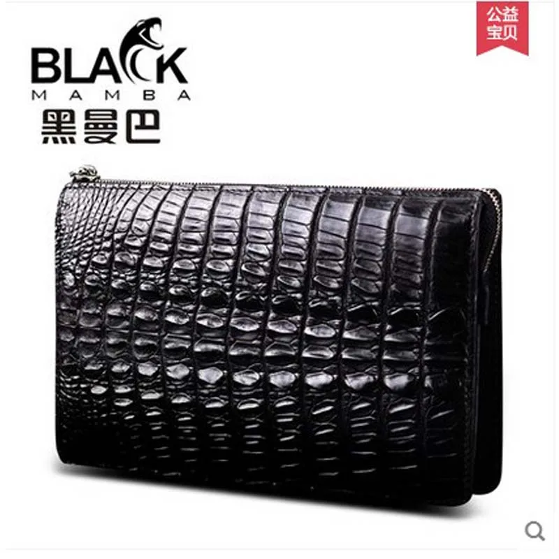 heimanba crocodile Hand-bag men's leather handbag with a large capacity crocodile purse
heimanba crocodile Hand-bag men's leather handbag with a large capacity crocodile purse