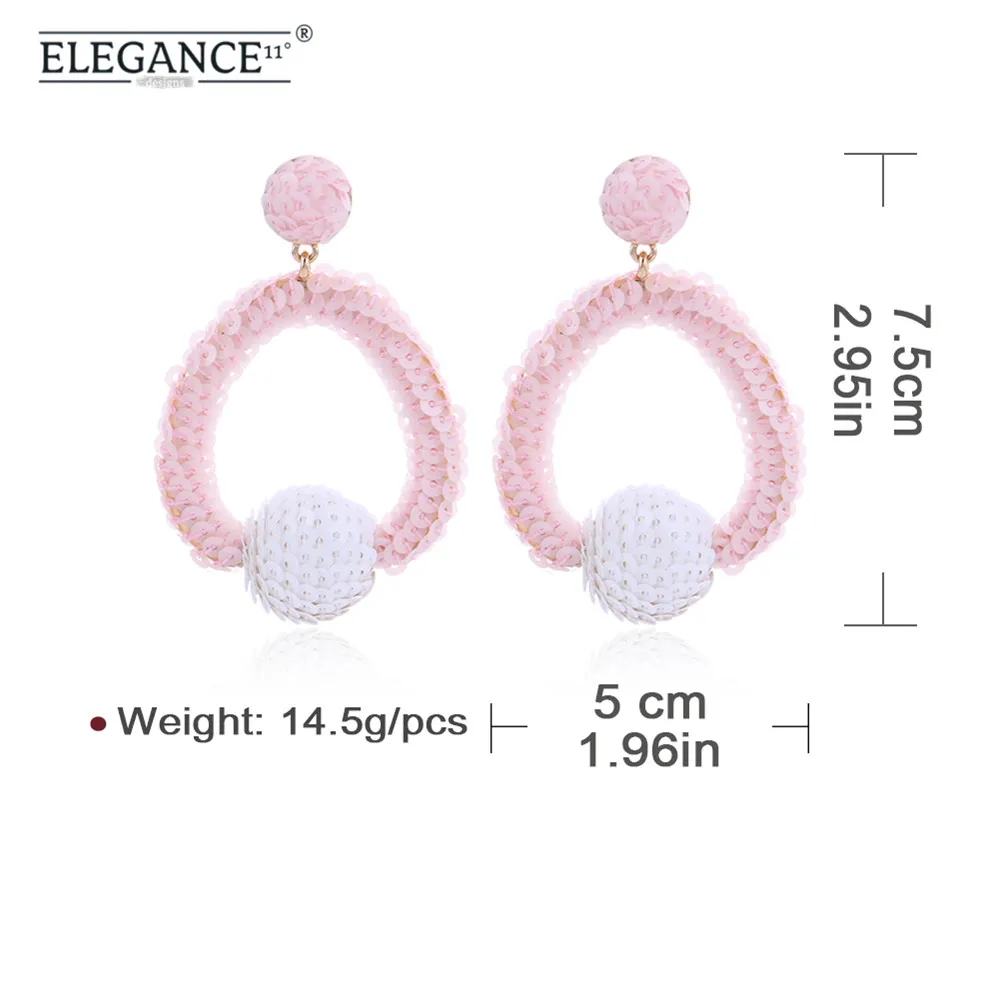 ELEGANCE11 Woven Loop Pendant Earrings for Women Big Earrings Christmas Jewellery Gift for Women
ELEGANCE11 Woven Loop Pendant Earrings for Women Big Earrings Christmas Jewellery Gift for Women