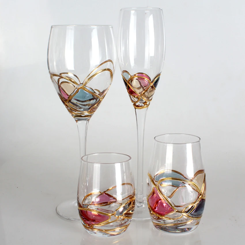 Lead-free Crystal Wedding Toasting Champagne Flutes Glasses Drink Cup Marriage Wine cup home Decoration Cups For Party Gift Box
Lead-free Crystal Wedding Toasting Champagne Flutes Glasses Drink Cup Marriage Wine cup home Decoration Cups For Party Gift Box