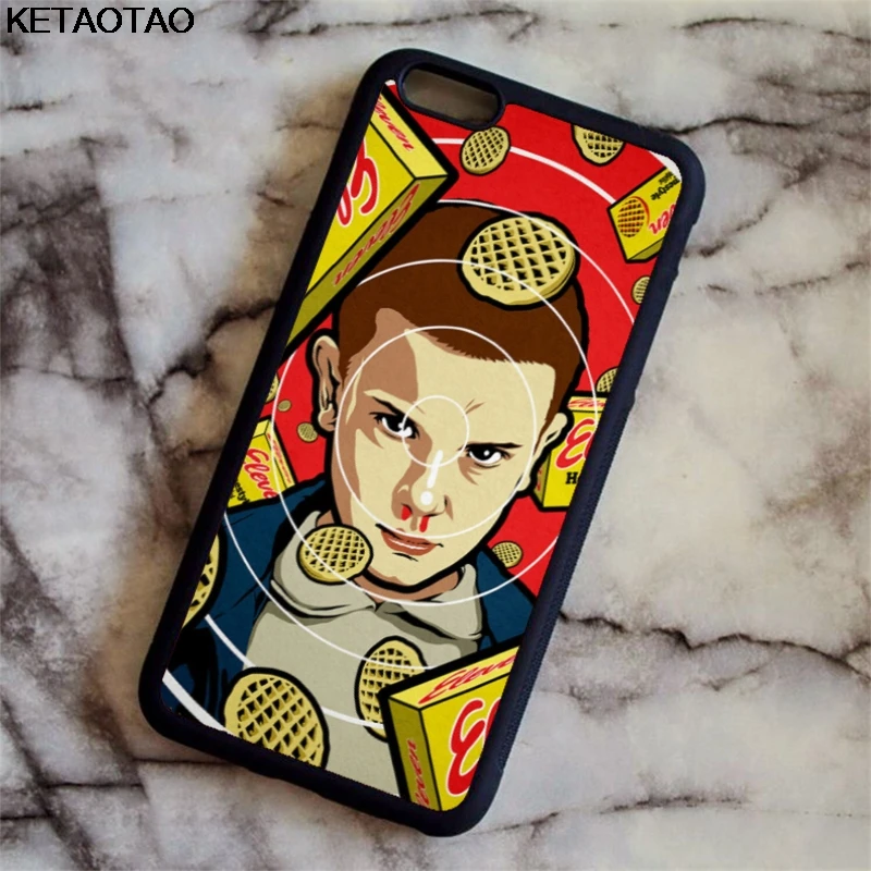 KETAOTAO странные вещи Eleven Waffles телефонные чехлы для iPhone 4S 5C 5S 6S 7 8 Plus XR XS Max XCase Мягкий