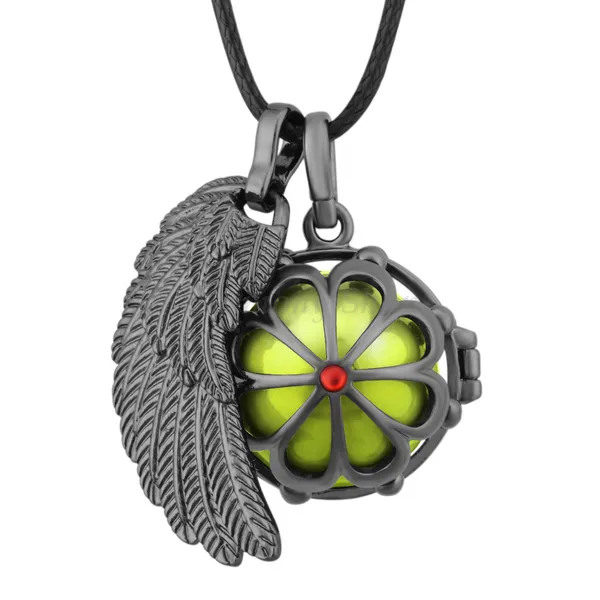 Harmony Bola Gun-color Electroplated Flower Interspersed Red Rhinestone Pendant With Angel Wing Pregnancy Belly Bell Necklace
Harmony Bola Gun-color Electroplated Flower Interspersed Red Rhinestone Pendant With Angel Wing Pregnancy Belly Bell Necklace