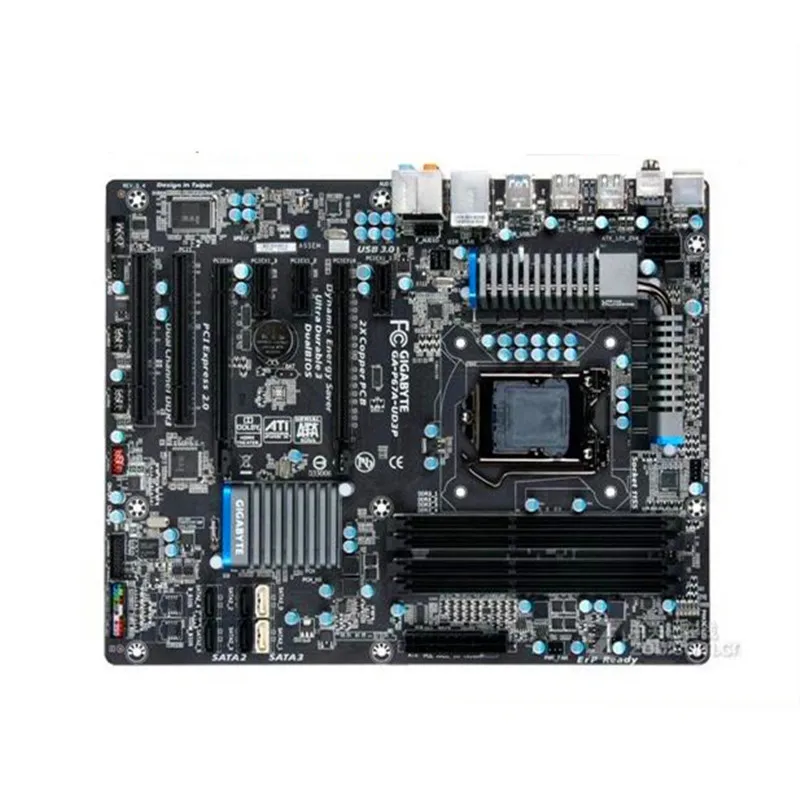 Для Gigabyte GA P67A UD3P оригинальная настольная материнская плата P67 LGA 1155 i3 i5 i7 DDR3 32G SATA3