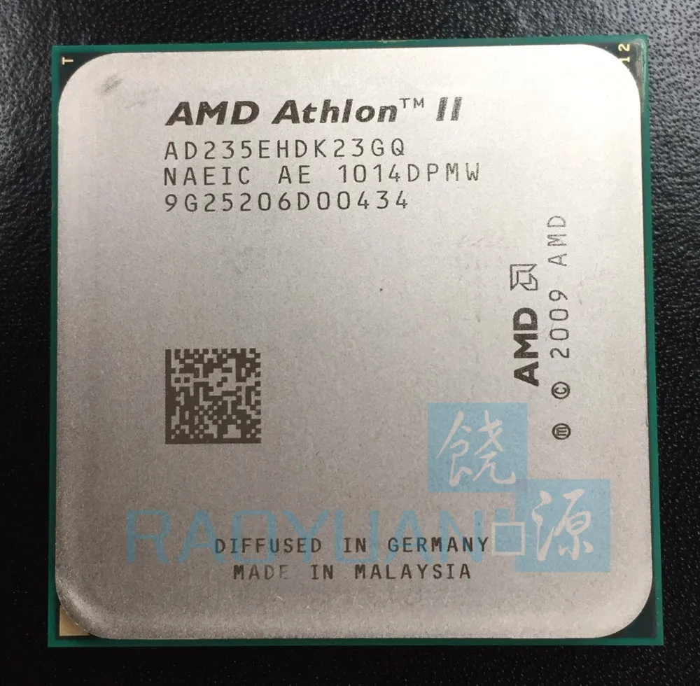 AMD Athlon X2 235e X2-235E 2.7GHz Dual-Core CPU Processor AD235EHDK23GQ Socket AM3 938pin
AMD Athlon X2 235e X2-235E 2.7GHz Dual-Core CPU Processor AD235EHDK23GQ Socket AM3 938pin