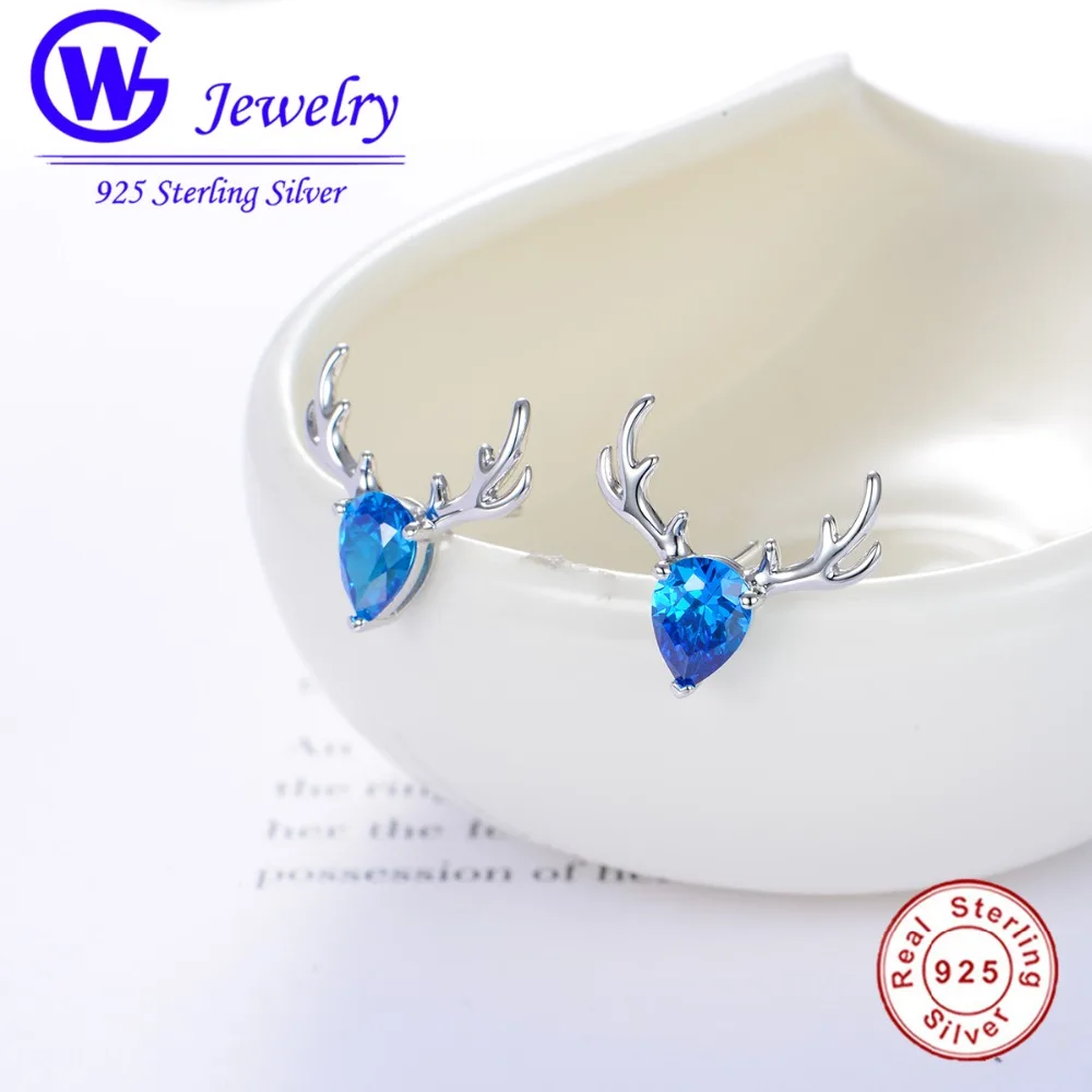 Lovely Deer Clear Crystal Women's Earrings Fashion 925 Pure Silver Jewelry Drop Shaped Clip Earrings For Momen Wedding Jewelry
Lovely Deer Clear Crystal Women's Earrings Fashion 925 Pure Silver Jewelry Drop Shaped Clip Earrings For Momen Wedding Jewelry