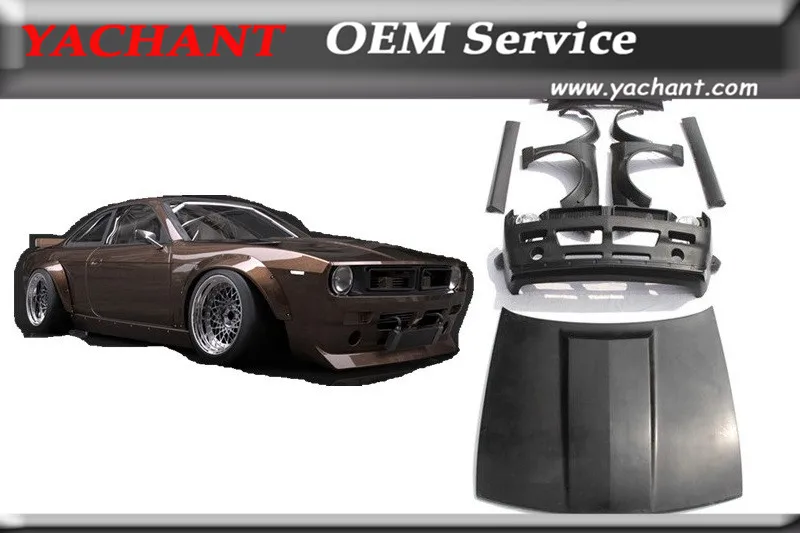 Боди из стекловолокна FRP подходит для 95 98 S14 Zenki S14A Kouki RB V2 "BOSS" Комплект тела Aero