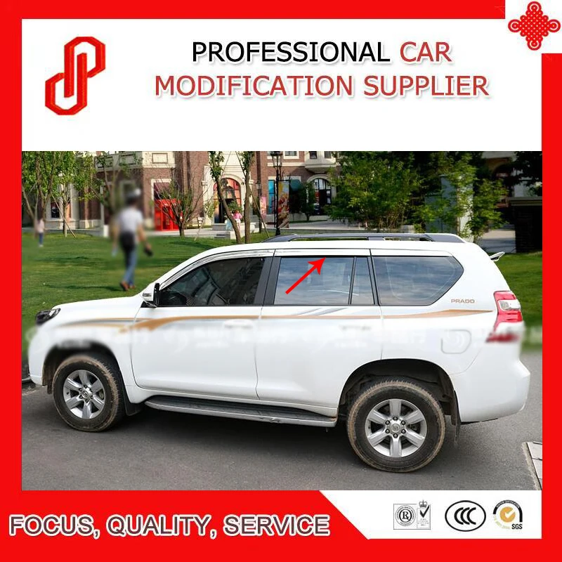 High Quality ABS plating decorative trim vent shade rain sun wind deflector window visor for PRADO 2010-2018
High Quality ABS plating decorative trim vent shade rain sun wind deflector window visor for PRADO 2010-2018
