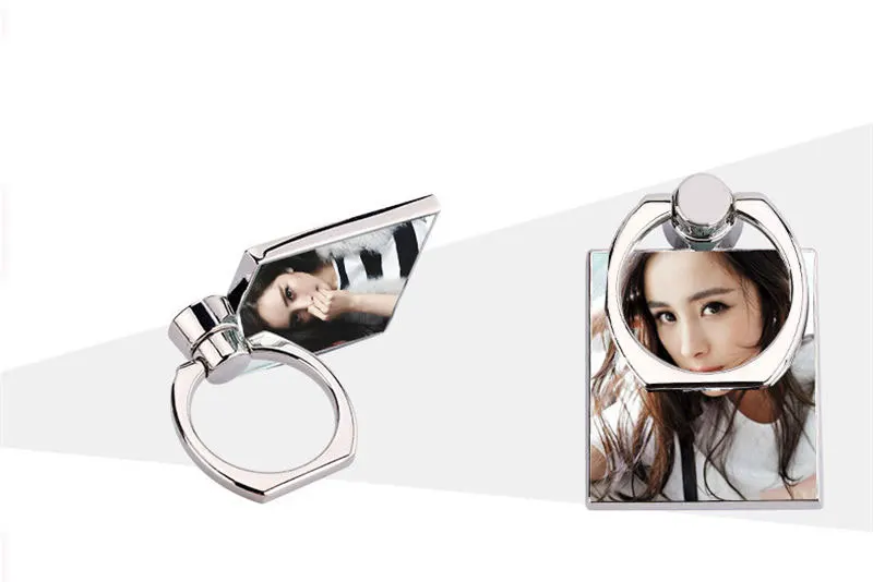 blank ring button for sublimation women men thermal transfer printing DIY personalized customized supplies wholesale | Украшения и