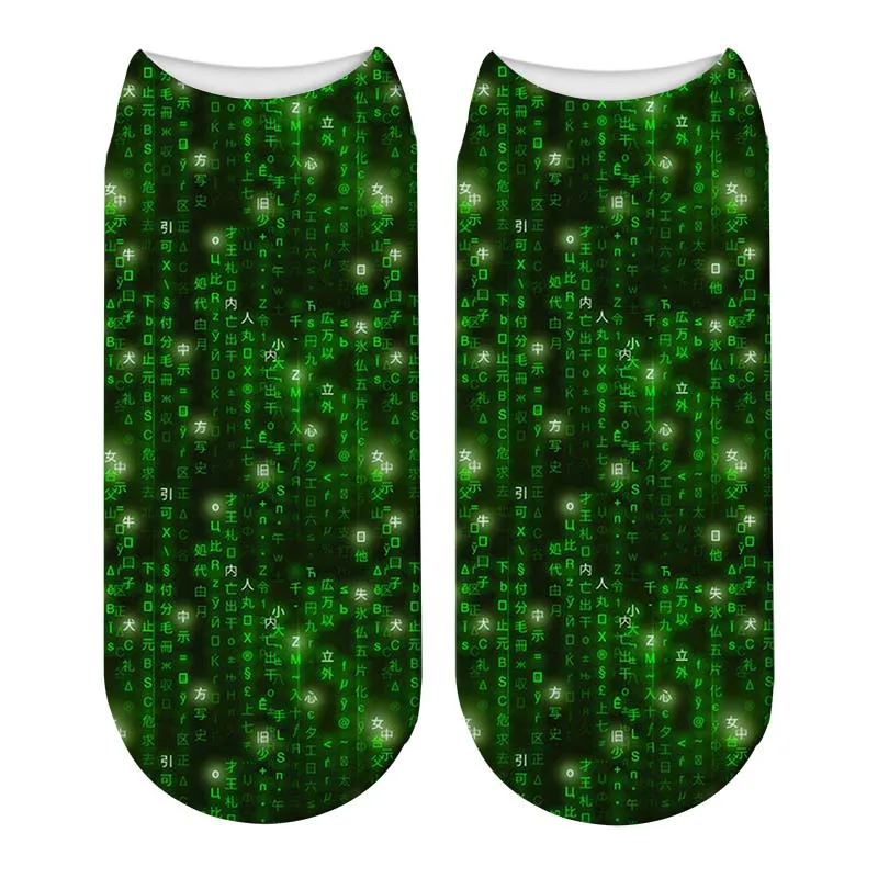 3D Printing Binary Code Women Socks Poker Card Pattern Music Notation Pattern Socks Meias Feminina Funny Game Low Ankle Socks
3D Printing Binary Code Women Socks Poker Card Pattern Music Notation Pattern Socks Meias Feminina Funny Game Low Ankle Socks