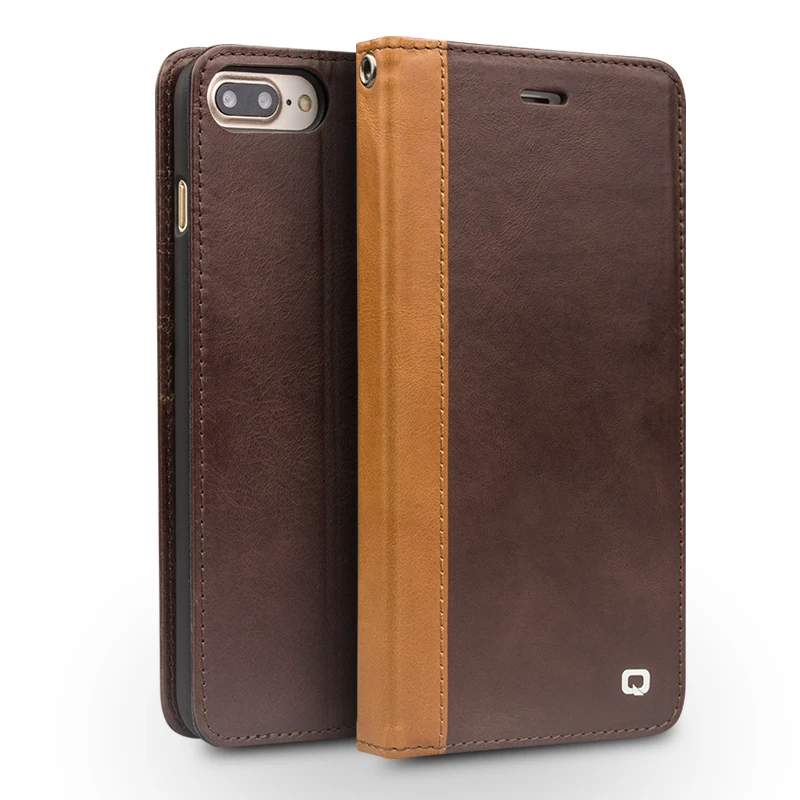 QIALINO Genuine Leather Flip Cover for iPhone 8 Luxury Card Slot Hight Quality Slim Phone Case for iPhone8 plus for 4.7/5.5 inch
QIALINO Genuine Leather Flip Cover for iPhone 8 Luxury Card Slot Hight Quality Slim Phone Case for iPhone8 plus for 4.7/5.5 inch
