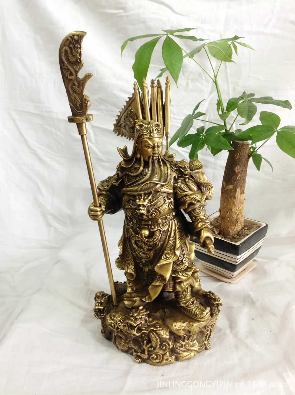 China Fengshui Brass Warrior Guan Gong Guan Yu Statue Soldier Home Garden Decoration 100% Real Brass
China Fengshui Brass Warrior Guan Gong Guan Yu Statue Soldier Home Garden Decoration 100% Real Brass
