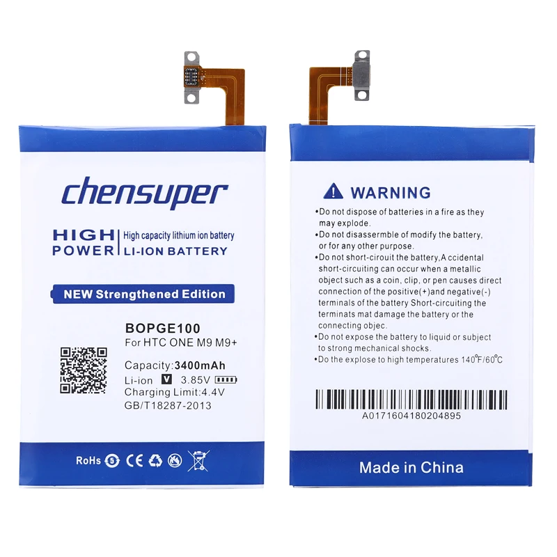chensuper new 3400mAh BOPGE100 B0PGE100 Battery For HTC ONE M9 M9+ M9W One M9 Plus M9pt Hima Ultra 0PJA10 0PJA13
chensuper new 3400mAh BOPGE100 B0PGE100 Battery For HTC ONE M9 M9+ M9W One M9 Plus M9pt Hima Ultra 0PJA10 0PJA13
