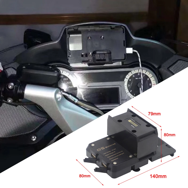 2019 R1200 RT Mobile Phone USB Navigation Bracket Motorcycle USB Charging Mount For BMW R1200RT 2014 15 16 17 18
2019 R1200 RT Mobile Phone USB Navigation Bracket Motorcycle USB Charging Mount For BMW R1200RT 2014 15 16 17 18