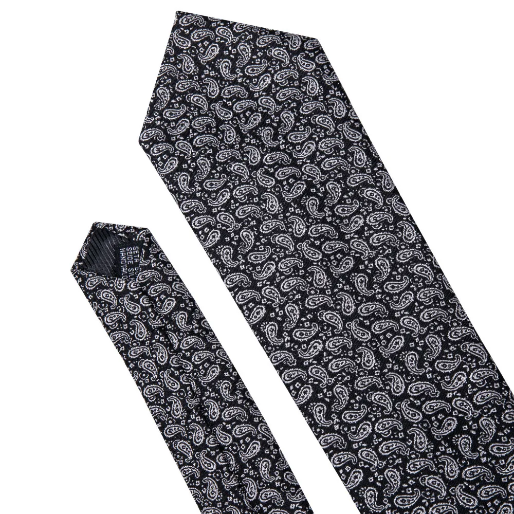 2019 Barry.Wang New Black Paisley 100% Silk Fashion Tie Gifts For Men Wedding Party Business Luxury Brand Neckties Sets LS-5129
2019 Barry.Wang New Black Paisley 100% Silk Fashion Tie Gifts For Men Wedding Party Business Luxury Brand Neckties Sets LS-5129