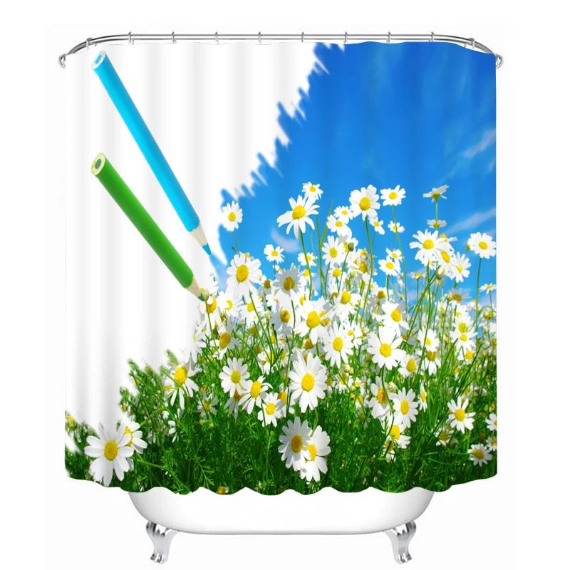 MYRU 3D Print Waterproof Flowers Shower Curtains Bath Products Bathroom Decor with Hooks
MYRU 3D Print Waterproof Flowers Shower Curtains Bath Products Bathroom Decor with Hooks