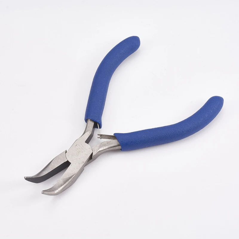 Carbon Steel Jewelry Pliers Bent Nose Pliers Polishing Jewelry Making Tools for DIY Jewelry Making13x7.4x1.7cm
Carbon Steel Jewelry Pliers Bent Nose Pliers Polishing Jewelry Making Tools for DIY Jewelry Making13x7.4x1.7cm