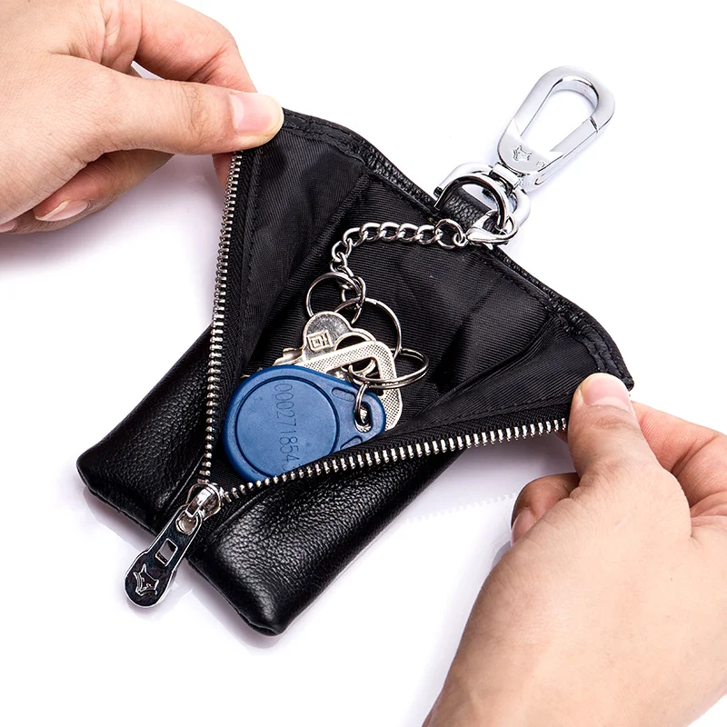 COMFORSKIN Guaranteed Cowhide Double Zippers Key Case New Arrivals Hot Brand Unisex Multinational Key Keeper Fashion Key Holder
COMFORSKIN Guaranteed Cowhide Double Zippers Key Case New Arrivals Hot Brand Unisex Multinational Key Keeper Fashion Key Holder