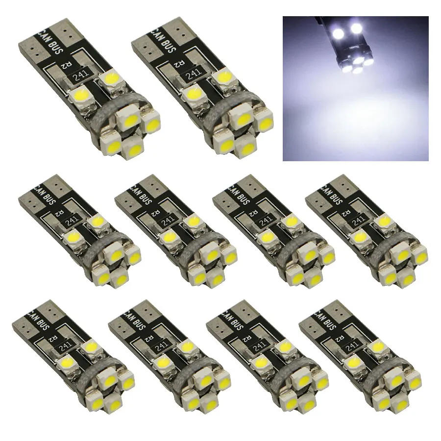 10 шт. T10 светодиодный 8 SMD 3528 Canbus без ошибок OBC 194 168 W5W T10 8SMD Светодиодная лампа для внутреннего интерьера приборной светильник ели светильник чтения
10 шт. T10 светодиодный 8 SMD 3528 Canbus без ошибок OBC 194 168 W5W T10 8SMD Светодиодная лампа для внутреннего интерьера приборной светильник ели светильник чтения