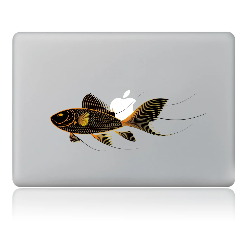 Виниловая наклейка на ноутбук с изображением рыбы граффити для Macbook Pro Air 11 13 15