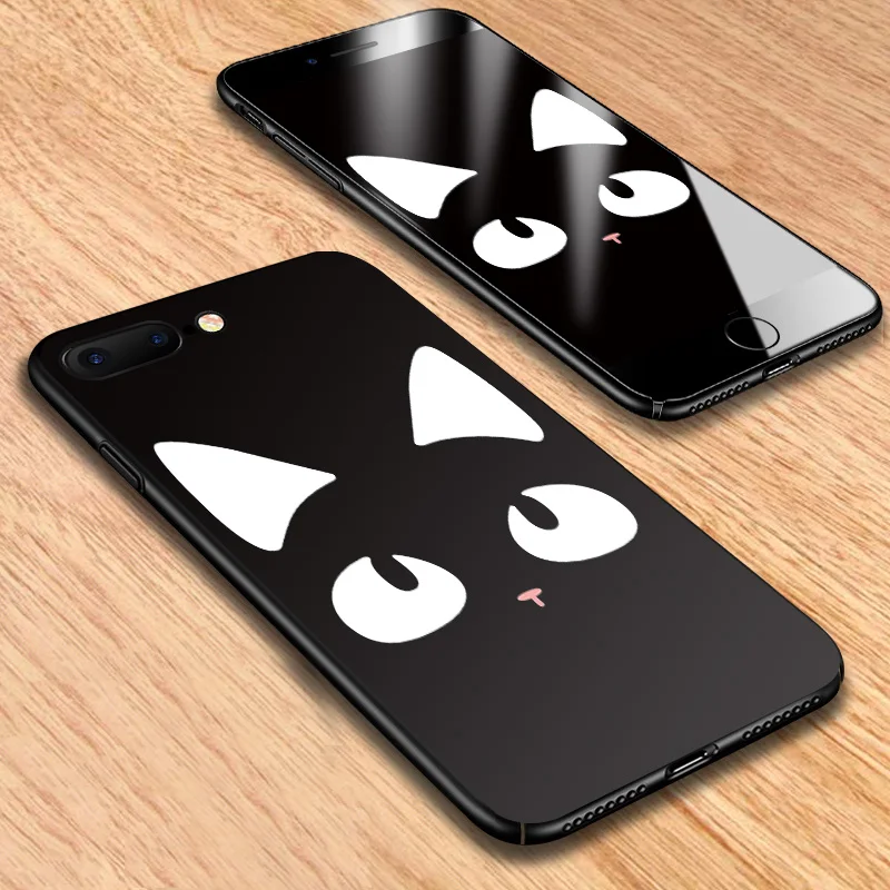 Милый чехол с мультяшными животными для Iphone 7 7plus 6 6s 8 8plus жесткий пластиковый