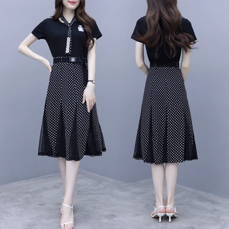 new summer dot print skirt & chiffon stitching gauze white sweatshirt women casual suits lady vestidos korean fashion clothing
new summer dot print skirt & chiffon stitching gauze white sweatshirt women casual suits lady vestidos korean fashion clothing