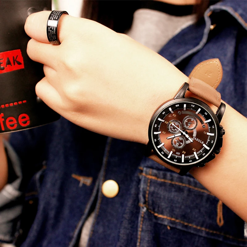 2019 Yazole Men Watch Luxury Top Brand Business Male Clock Quartz-wristwatch Leather Watch Relogio Masculino Reloj Hombre Saati
2019 Yazole Men Watch Luxury Top Brand Business Male Clock Quartz-wristwatch Leather Watch Relogio Masculino Reloj Hombre Saati