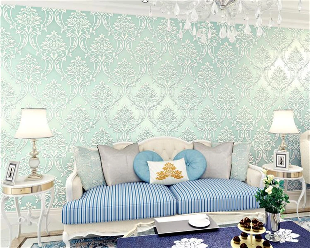 beibehang European Wallpaper Bedroom Guest House TV Background Wall Bedroom Classic Fashion Nonwoven papel de parede Wallpaper
beibehang European Wallpaper Bedroom Guest House TV Background Wall Bedroom Classic Fashion Nonwoven papel de parede Wallpaper