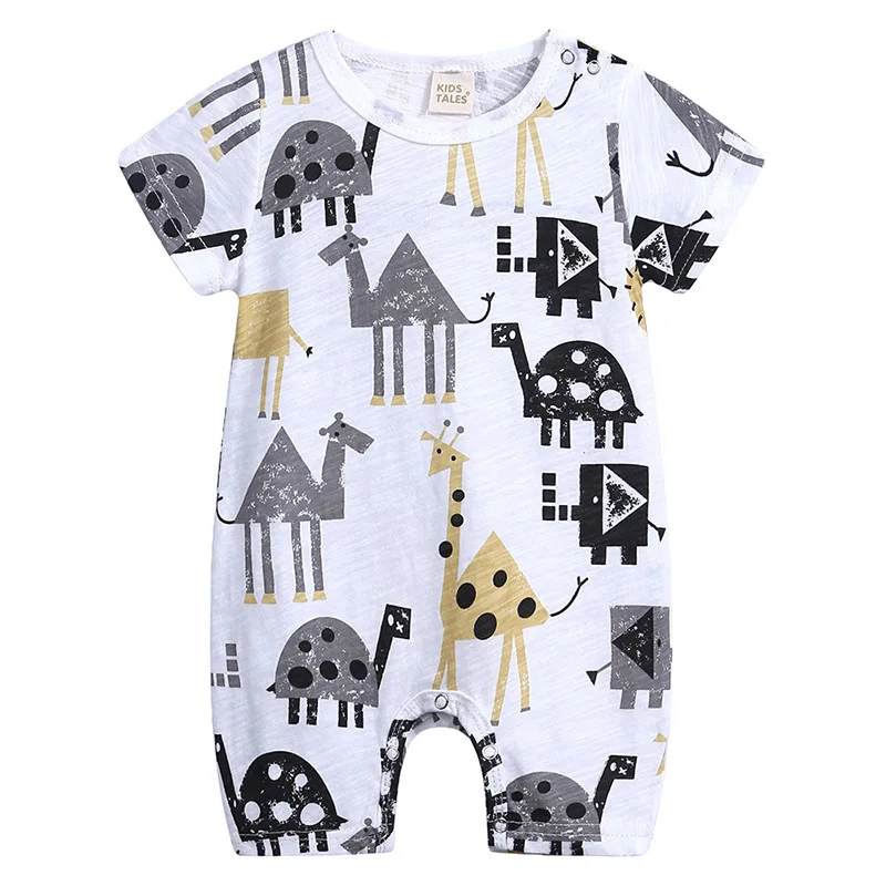 1pc Fashion Baby Romper Unisex Summer Newborn Baby Romper O-neck Short Cotton Baby Infant Rompers For 0-24M Babies Clothing #Y 
1pc Fashion Baby Romper Unisex Summer Newborn Baby Romper O-neck Short Cotton Baby Infant Rompers For 0-24M Babies Clothing #Y