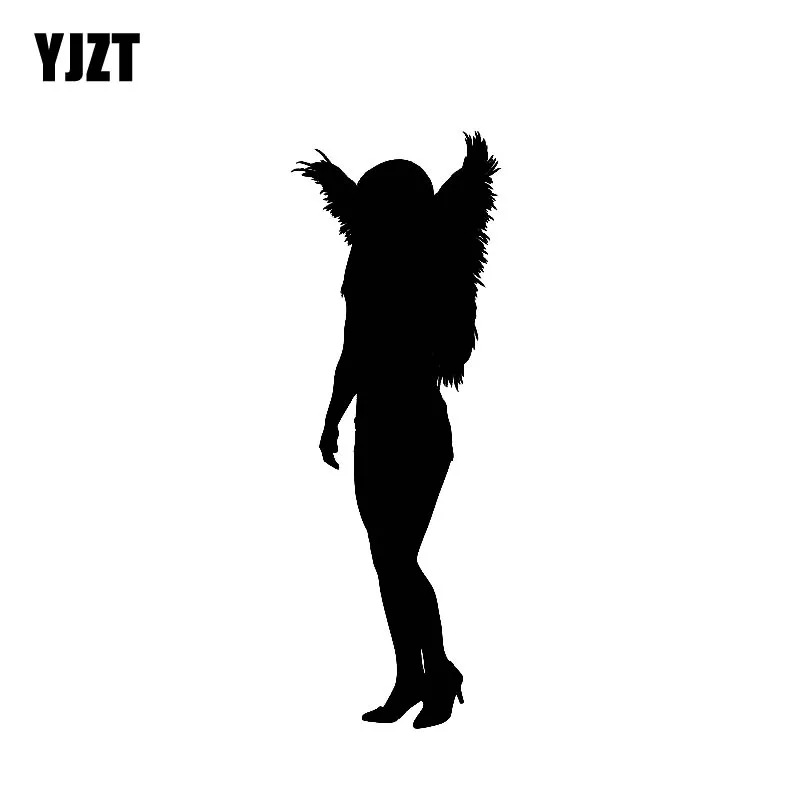 YJZT 5.4*14.9CM Silhoutte Mystery Girl Angel Black/Silver Vinyl Covering The Body Car Sticker C20-1236
YJZT 5.4*14.9CM Silhoutte Mystery Girl Angel Black/Silver Vinyl Covering The Body Car Sticker C20-1236