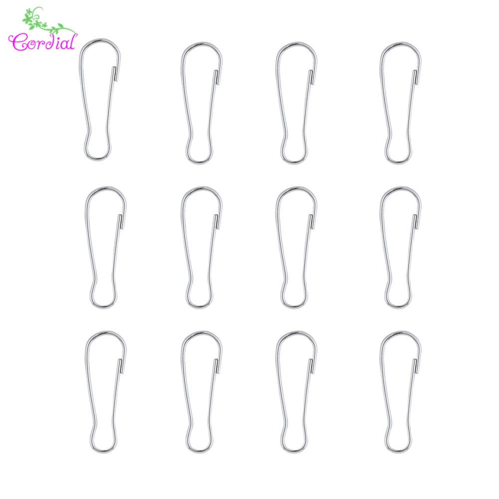 Fashion Metal Accessories 100pcs/lot 25*8mm Wholesale Lots Rhodium Color Letter Clasps Hooks Easy Attach Key Chain Clasps
Fashion Metal Accessories 100pcs/lot 25*8mm Wholesale Lots Rhodium Color Letter Clasps Hooks Easy Attach Key Chain Clasps