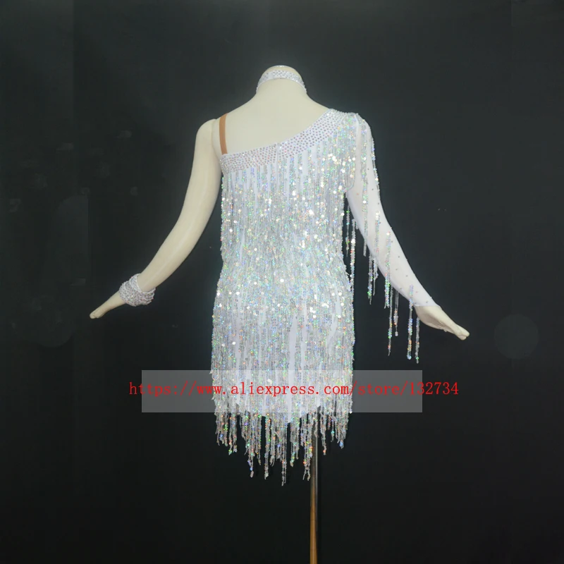 New Women Latin Dance Performance Dress Dance Competition Tassel Dress For Ballroom Salsa Cha Cha Dancewear Practice Lace Dress
New Women Latin Dance Performance Dress Dance Competition Tassel Dress For Ballroom Salsa Cha Cha Dancewear Practice Lace Dress