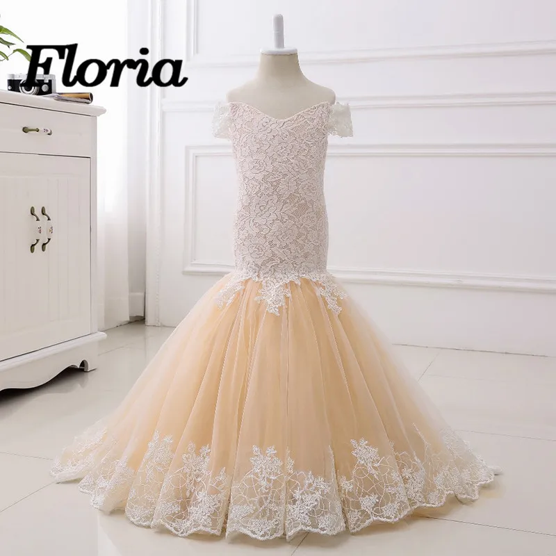 Champagne Mermaid Flower Girl Dresses 2018 Luxury Kids Evening Pageant Gowns First Communion Dresses For Girls Vestidos daminha
Champagne Mermaid Flower Girl Dresses 2018 Luxury Kids Evening Pageant Gowns First Communion Dresses For Girls Vestidos daminha