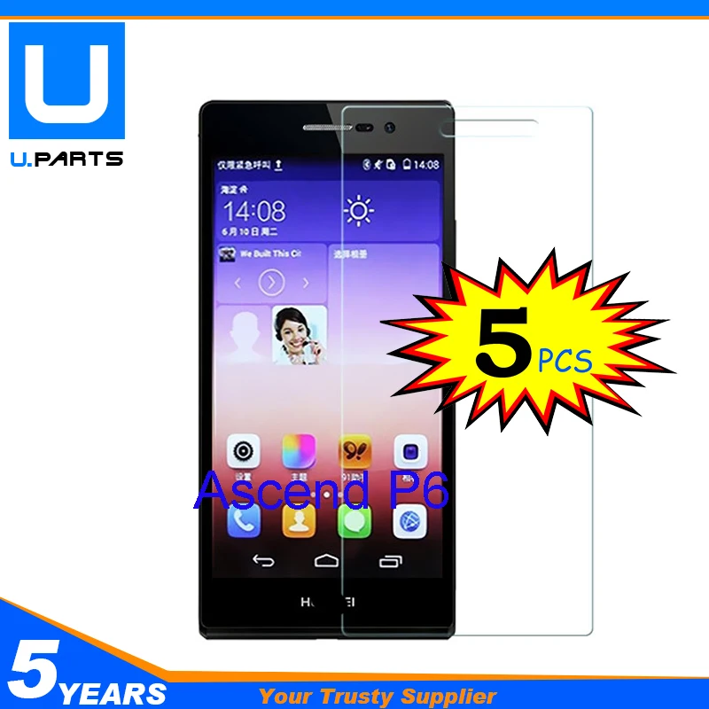 5PC/Lot 9H Toughened Glass For For Huawei Ascend P6 Screen Protector Tempered Protective Glass
5PC/Lot 9H Toughened Glass For For Huawei Ascend P6 Screen Protector Tempered Protective Glass