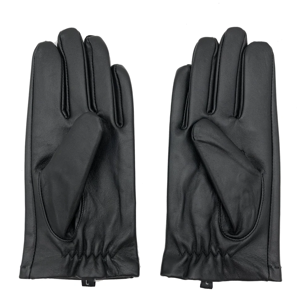 Мужские зимние перчатки YY8103 из натуральной кожи простые тонкие