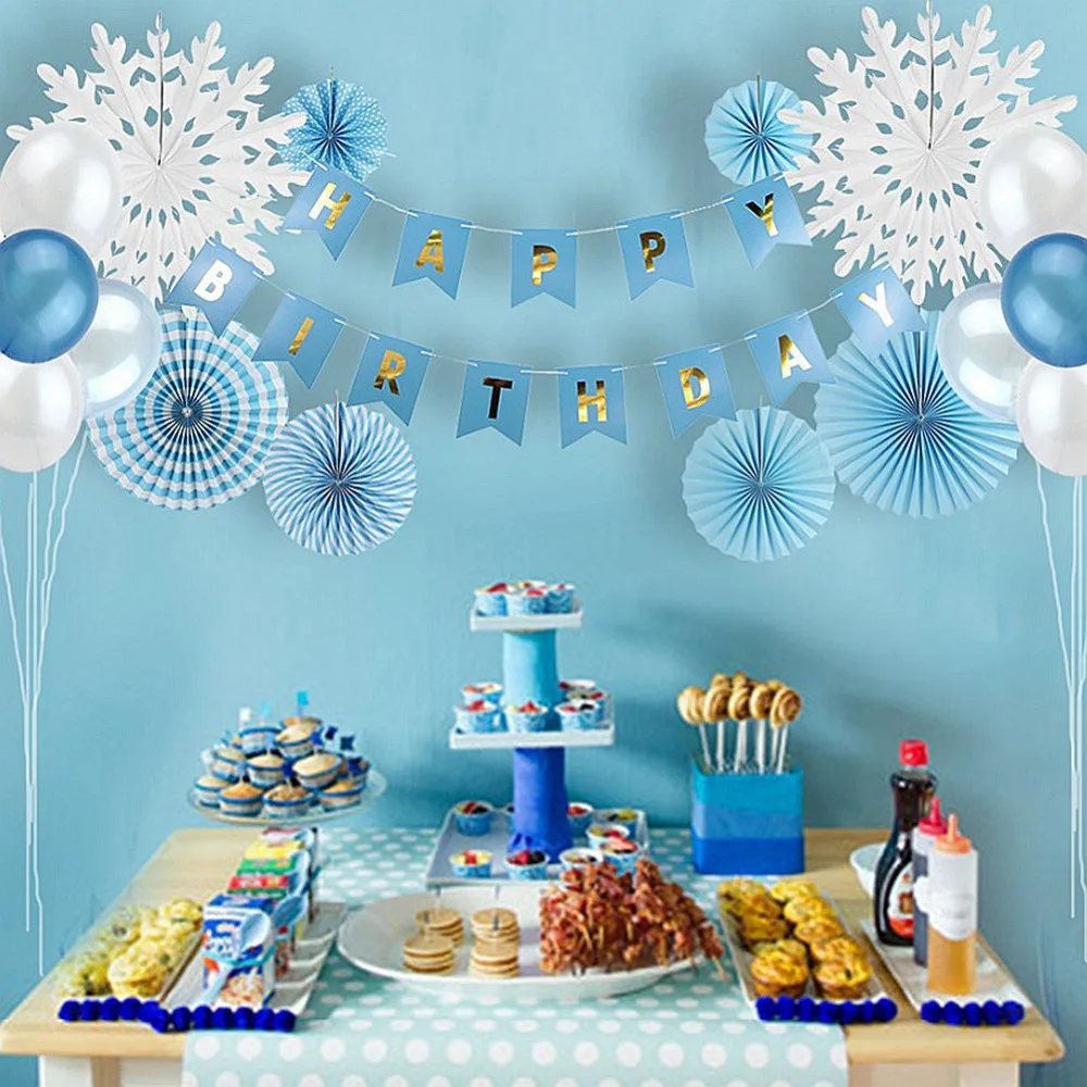 24pcs Birthday Decoration Kit Happy Birthday Banner Paper Rosette Snowflake Fans Balloons Boy Baby Shower Kids Birthday Party
24pcs Birthday Decoration Kit Happy Birthday Banner Paper Rosette Snowflake Fans Balloons Boy Baby Shower Kids Birthday Party
