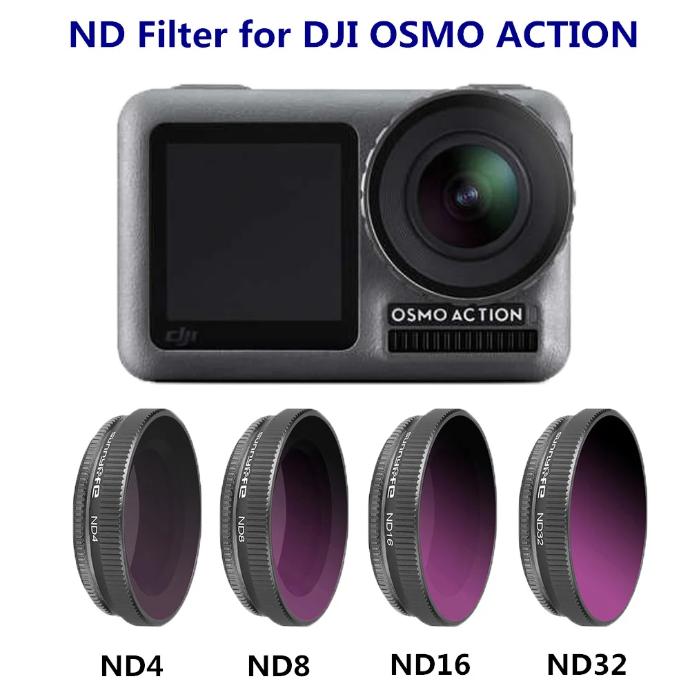 For OSMO Action ND4 ND8 ND16 ND32 ND Filter set Lens Filter for DJI Osmo Action Sport Gimbal Camera Accessories
For OSMO Action ND4 ND8 ND16 ND32 ND Filter set Lens Filter for DJI Osmo Action Sport Gimbal Camera Accessories