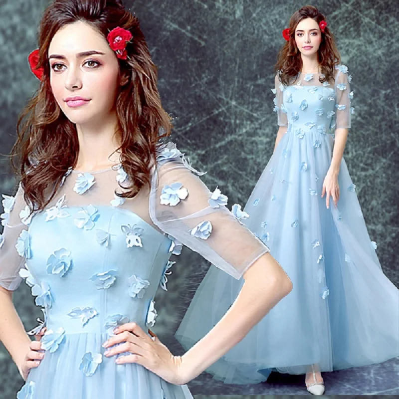 2019 new arrival stock maternity plus size bridal gown blue evening dress Floor length sexy flowers lace a line party dress 0701
2019 new arrival stock maternity plus size bridal gown blue evening dress Floor length sexy flowers lace a line party dress 0701