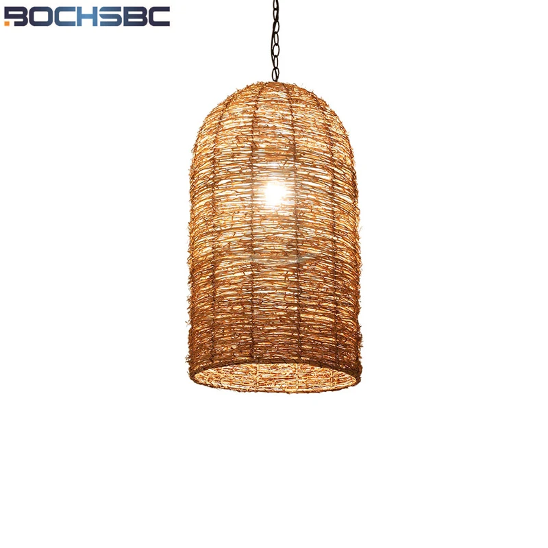 BOCHSBC Rattan Creative Art Pendant Light Fixture Loft LED Lamp Light for Dinning Room Living Room Hanging Lampada a sospensione
BOCHSBC Rattan Creative Art Pendant Light Fixture Loft LED Lamp Light for Dinning Room Living Room Hanging Lampada a sospensione