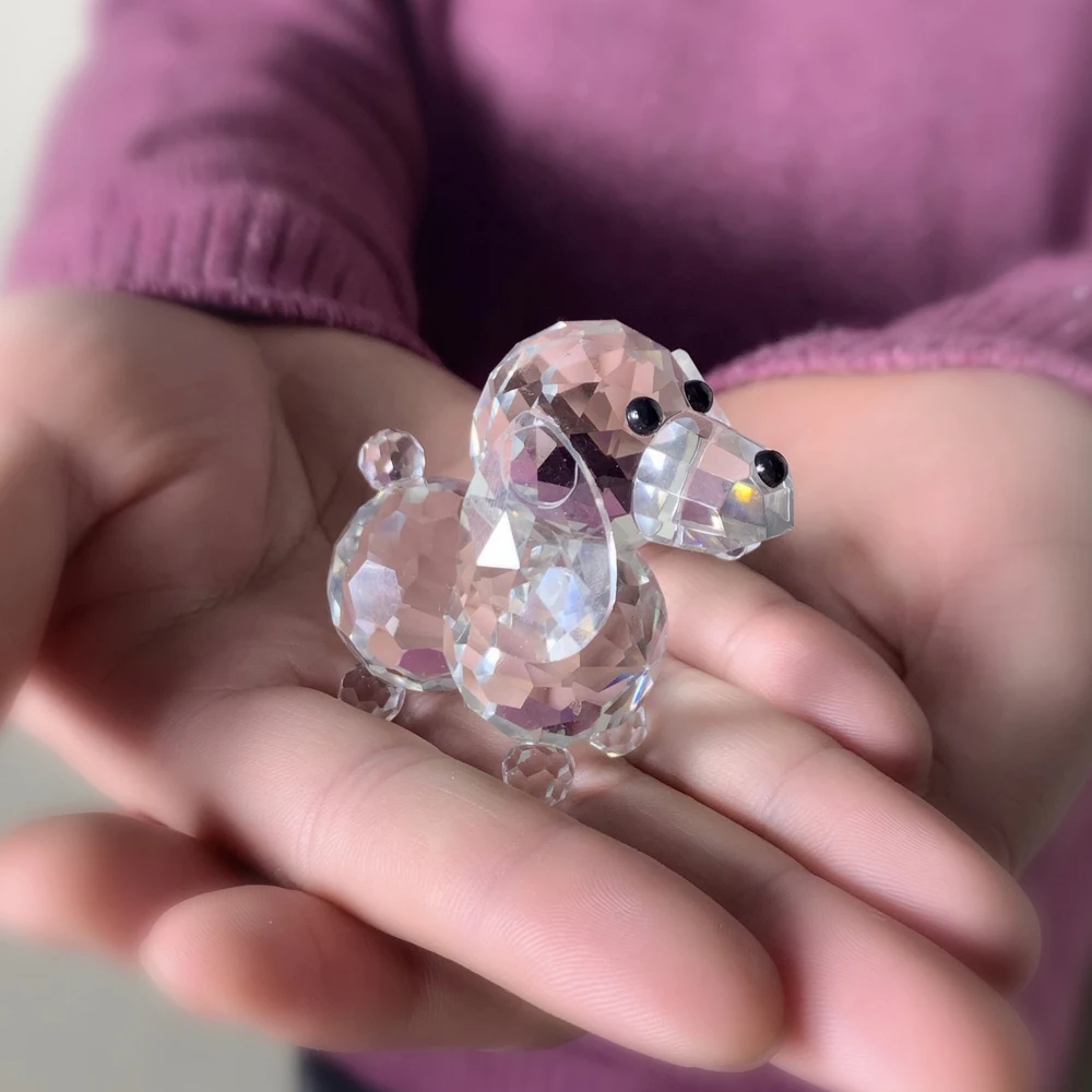 Crystal Dog Animal Figurine Glass Clear Dog Collection Ornament Handmade Puppy Paperweight Children Gift Home Table Decor
Crystal Dog Animal Figurine Glass Clear Dog Collection Ornament Handmade Puppy Paperweight Children Gift Home Table Decor