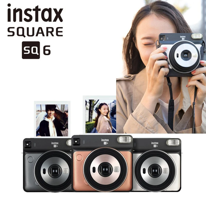 Fujifilm Instax Square 6 мини камера Мгновенной Печати Трехцветная вспышка для камеры