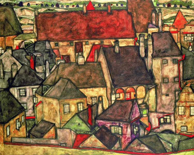 landscape canvas paintings scenery picture home art decorative mural prints masterpiece yellow city 1914 By Egon Schiele
landscape canvas paintings scenery picture home art decorative mural prints masterpiece yellow city 1914 By Egon Schiele