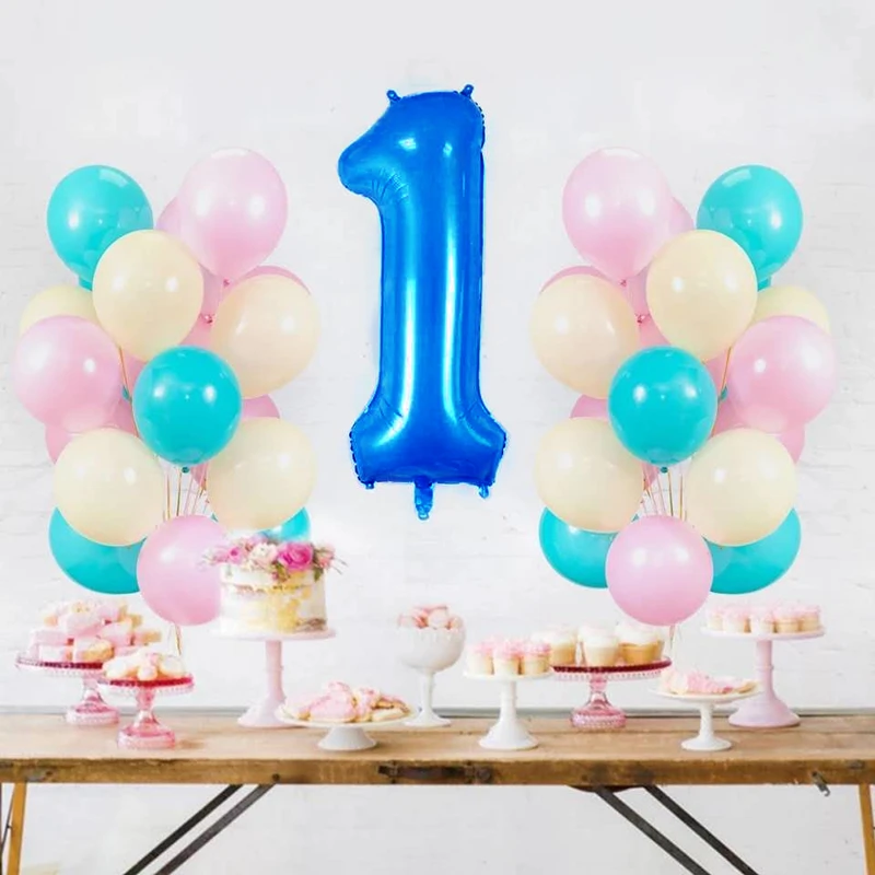 1pc birthday party decoration DIY 40 inch number 1 aluminum foil balloon 30pcs macarons balloon baby shower
1pc birthday party decoration DIY 40 inch number 1 aluminum foil balloon 30pcs macarons balloon baby shower