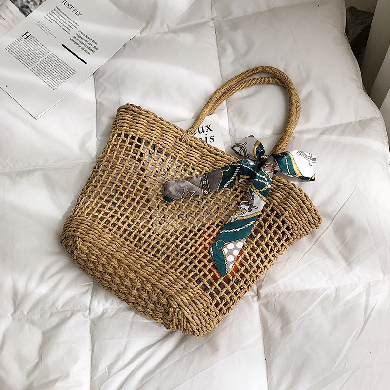INS новая плетеная пляжная соломенная сумка ручной работы в стиле бохо