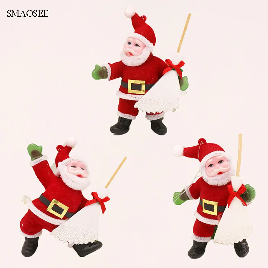 3PCS/Lot Christmas Tree Pendants Santa Claus Dolls Gifts Party Ornament 2021 Christmas Decorations For Home Garland Supplies
3PCS/Lot Christmas Tree Pendants Santa Claus Dolls Gifts Party Ornament 2021 Christmas Decorations For Home Garland Supplies