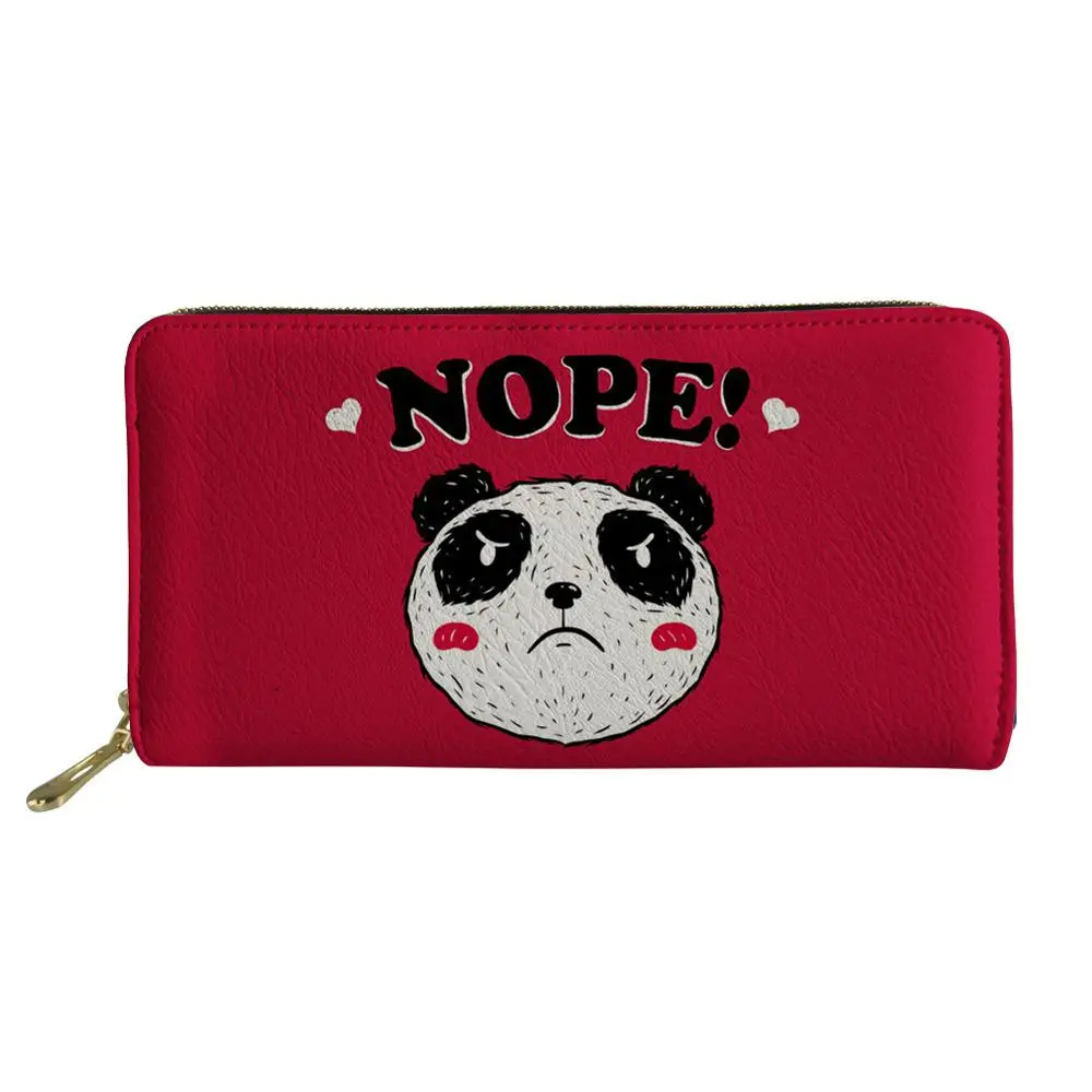 Dropshipping NOPE Panda Printing Leather Wallet for Women Trendy Fashion Female Ladies Credit Card Cute Holder Purse Money Bags
Dropshipping NOPE Panda Printing Leather Wallet for Women Trendy Fashion Female Ladies Credit Card Cute Holder Purse Money Bags