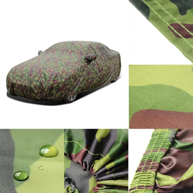 Car Cover Camouflage Full Waterproof Thicken Case For Car Sun Shade Snow Protection Dustproof Anti-UV Scratch Resistant Cover CZ
Car Cover Camouflage Full Waterproof Thicken Case For Car Sun Shade Snow Protection Dustproof Anti-UV Scratch Resistant Cover CZ