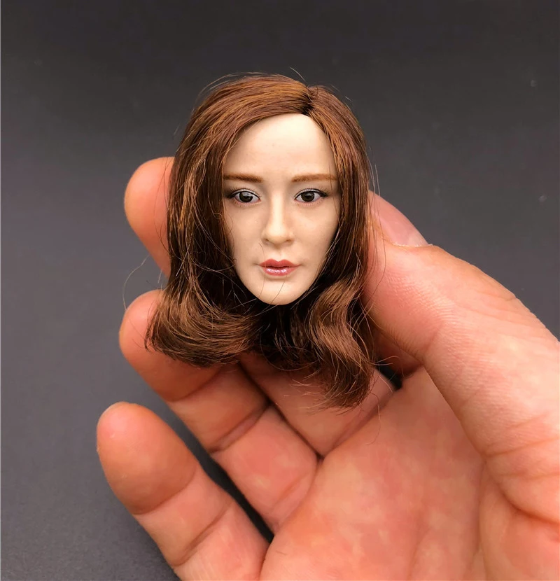 1/6 Female Action Figure Accessory Asian Beauty Head Carving Yang Mi Mini Head Sculpt Model Long/Short Hair for 12'' Body
1/6 Female Action Figure Accessory Asian Beauty Head Carving Yang Mi Mini Head Sculpt Model Long/Short Hair for 12'' Body