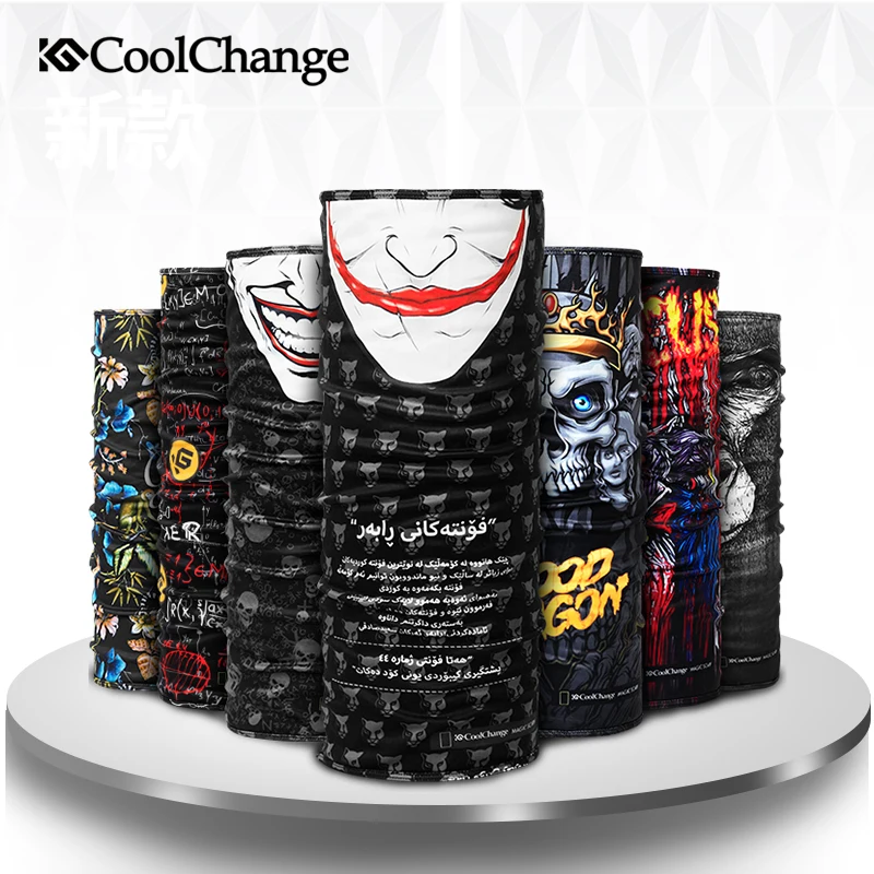 CoolChange велосипедная бандана флисовая термомаска для занятий спортом на открытом